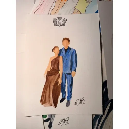 Watercolor Guest Portraits by Melody - Thumbnail 8