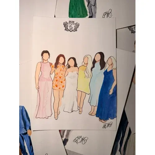 Watercolor Guest Portraits by Melody - Thumbnail 3