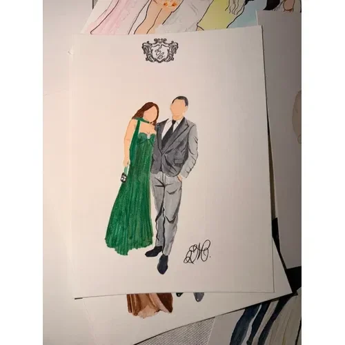 Watercolor Guest Portraits by Melody - Thumbnail 2