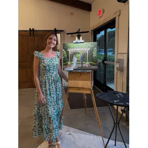 Scenic Landscape Live Wedding Painting by Alexandra - Thumbnail 4