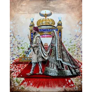 Live Wedding Painting By Roberta - Thumbnail 5