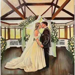 Brushed with Love: Live Wedding Painting by Devin - Thumbnail 5