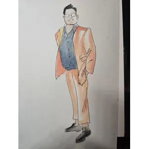 Intimate Watercolor Guest Portraits by Mabel - Thumbnail 3