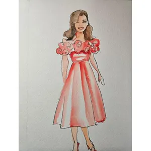 Intimate Watercolor Guest Portraits by Mabel - Thumbnail 7