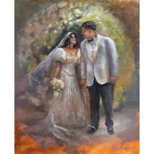 Vibrant Impressionist Wedding Painting by Ryan - Thumbnail 7