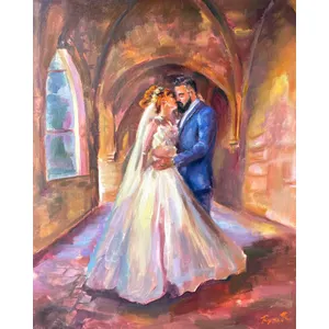 Vibrant Impressionist Wedding Painting by Ryan - Thumbnail 5
