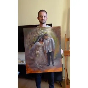 Vibrant Impressionist Wedding Painting by Ryan - Thumbnail 4
