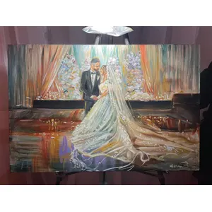 Husband & Wife Live Wedding Painting Team by Aeron & Tracy - Thumbnail 6