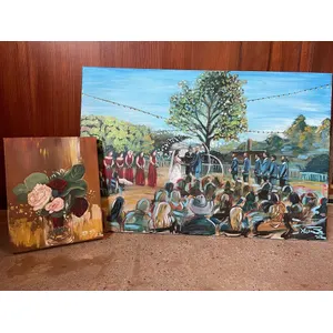 Husband & Wife Live Wedding Painting Team by Aeron & Tracy - Thumbnail 5
