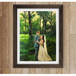 Romantic & Whimsical Live Wedding Painting by Hana - Thumbnail 1