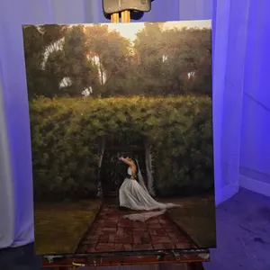 Warm & Romantic Heirloom Wedding Portrait Commission by Averi - Thumbnail 8