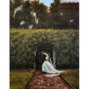 Warm & Romantic Heirloom Wedding Portrait Commission by Averi - Thumbnail 4