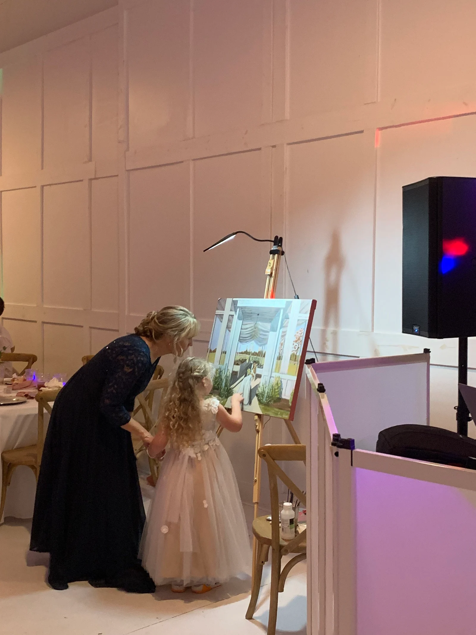 Light-Filled Live Wedding Paintings by Elise artwork