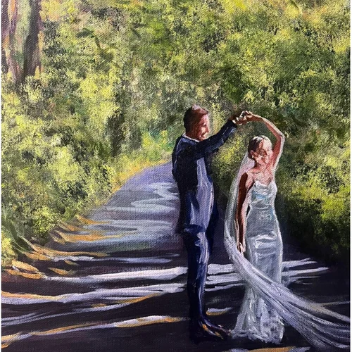 Magical Wedding Painting By Abigail - Image 1
