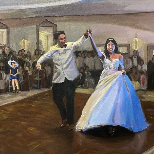 Live Wedding Painting by Maisy - Image 1