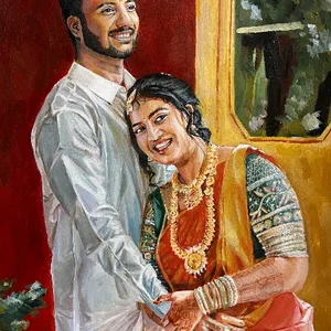Maisy’s Moments: Personalised Wedding Painting Commission - Thumbnail 7