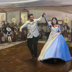 Maisy’s Moments: Personalised Wedding Painting Commission - Thumbnail 3