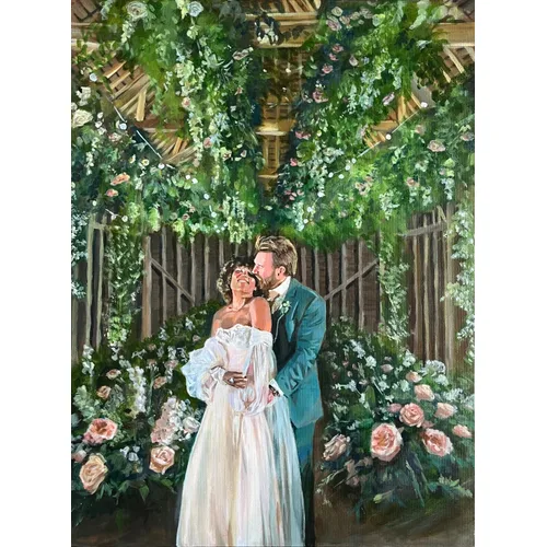 Live Wedding Painting by Maisy - Image 2
