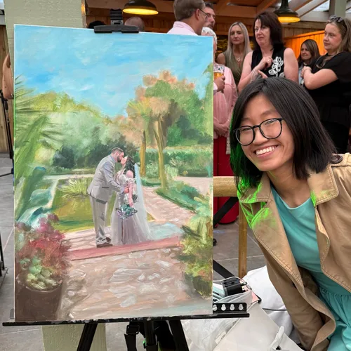 Live Wedding Painting by Maisy - Image 4