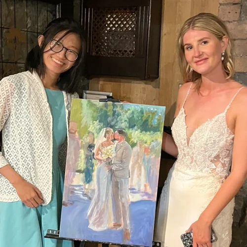 Live Wedding Painting by Maisy - Image 5