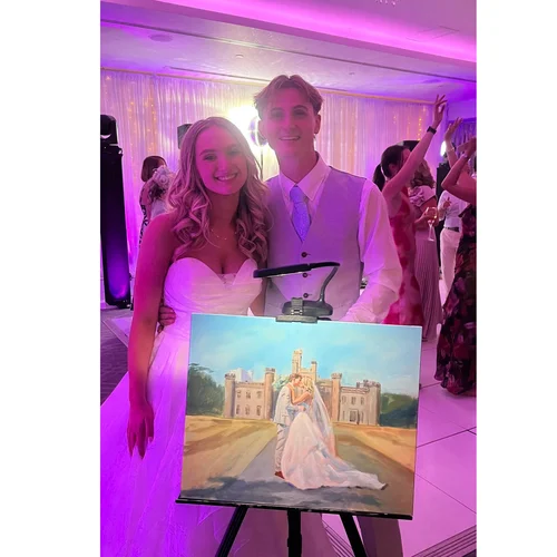 Live Wedding Painting by Maisy - Image 4