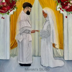 Your Love Story Painted: Live Wedding Painting - Thumbnail 4