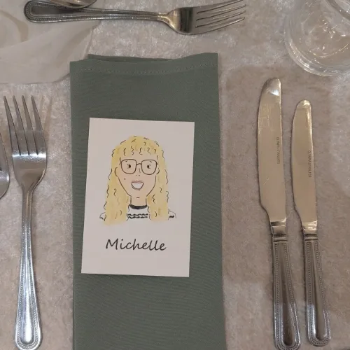 Guest Illustrations + Illustrated Place Settings by Michelle - Thumbnail 25