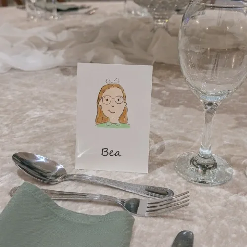 Guest Illustrations + Illustrated Place Settings by Michelle - Thumbnail 27