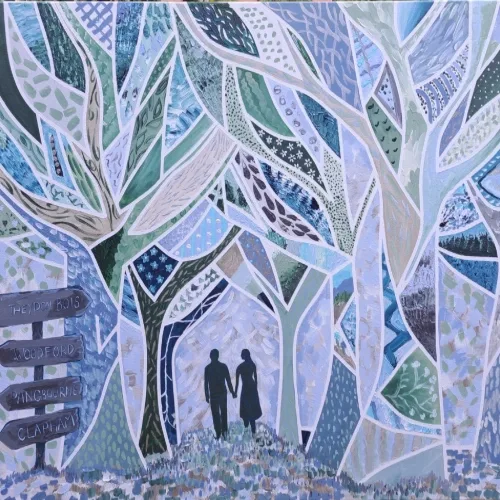 Fine Art Painted Guest Canvas - Collaborative painting experience - Thumbnail 27
