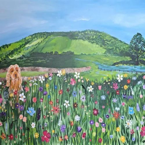 Fine Art Painted Guest Canvas - Collaborative painting experience - Thumbnail 28