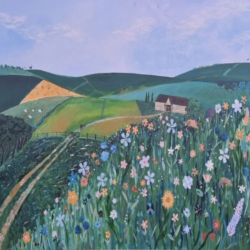 Fine Art Painted Guest Canvas - Collaborative painting experience - Thumbnail 32