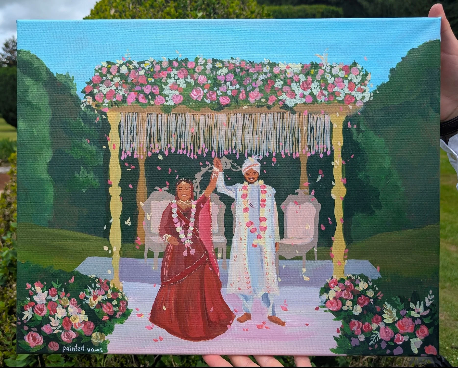 Live Wedding Painting - Image 1