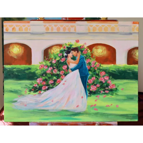Live Wedding Painting - Thumbnail 3