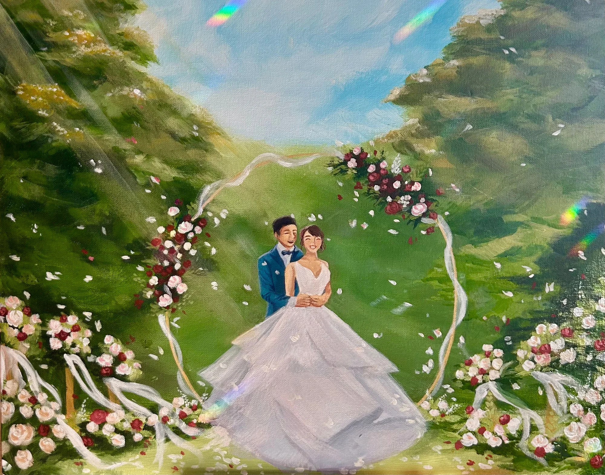 Your Love Story, Painted Live - By Amy - Image 1