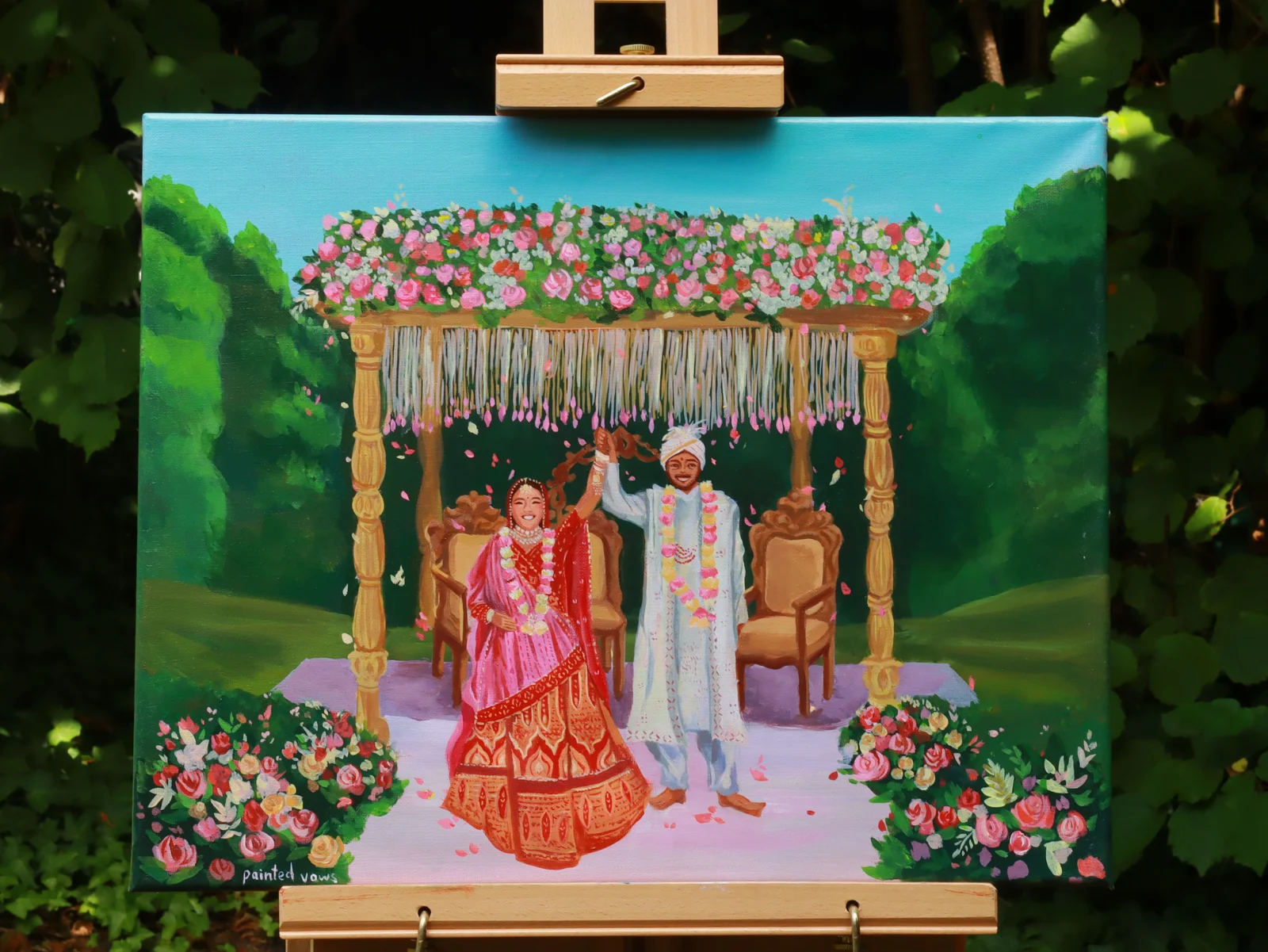 Your Love Story, Painted Live - By Amy - Image 1
