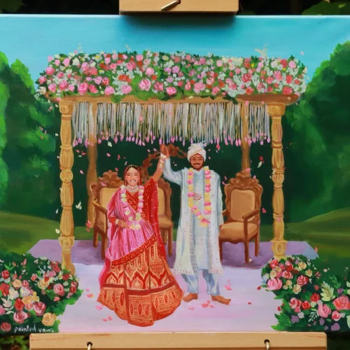 Your Love Story, Painted Live - By Amy - Image 1