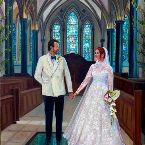 Detailed Oil Painting by Rowan - Image 1