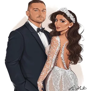 Elegant Custom Digital Portraits and Illustrations - Thumbnail 8