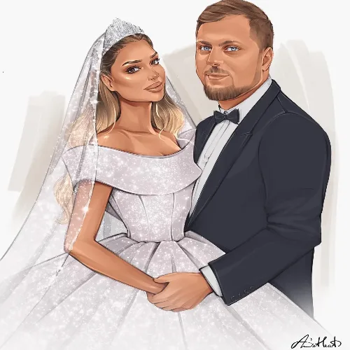 Elegant Custom Digital Portraits and Illustrations - Thumbnail 17