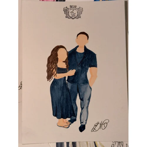 Watercolor Guest Portraits by Melody - Thumbnail 10