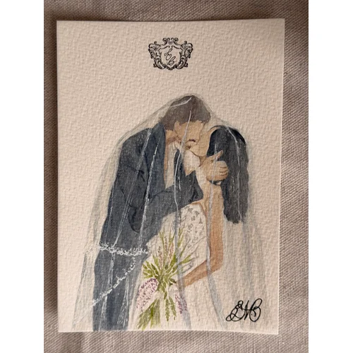 Bride & Groom first kiss