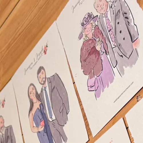 Memorable Wedding Guest Illustrations by Roxana - Thumbnail 8