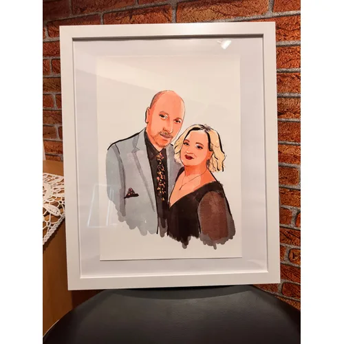 Elegant Live Wedding Painting by Roxana - Thumbnail 16