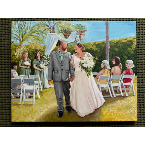 Inclusive Live Wedding Painting by Maddy - Image 1