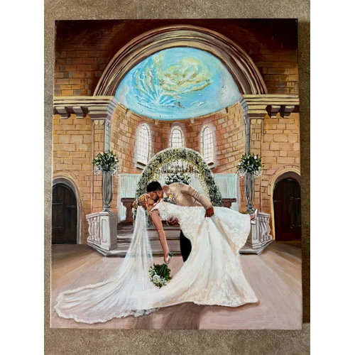 Inclusive Live Wedding Painting by Maddy - Image 1