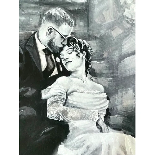 Rob & Natasha ~ For my wedding, I chose to capture the character and beauty of The Priest’s House in Skipton, and our warm embrace.