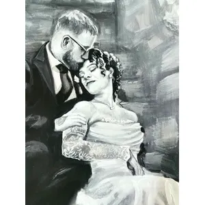 Rob & Natasha ~ For my wedding, I chose to capture the character and beauty of The Priest’s House in Skipton, and our warm embrace.