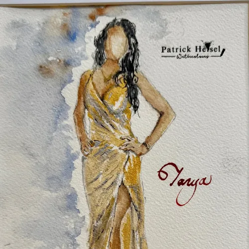 Live Wedding Guest Painting by Patrick - Image 1
