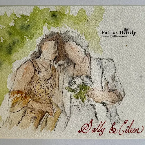 Live Wedding Guest Painting by Patrick - Thumbnail 3