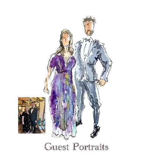 Live Wedding Guest Painting by Patrick - Image 3